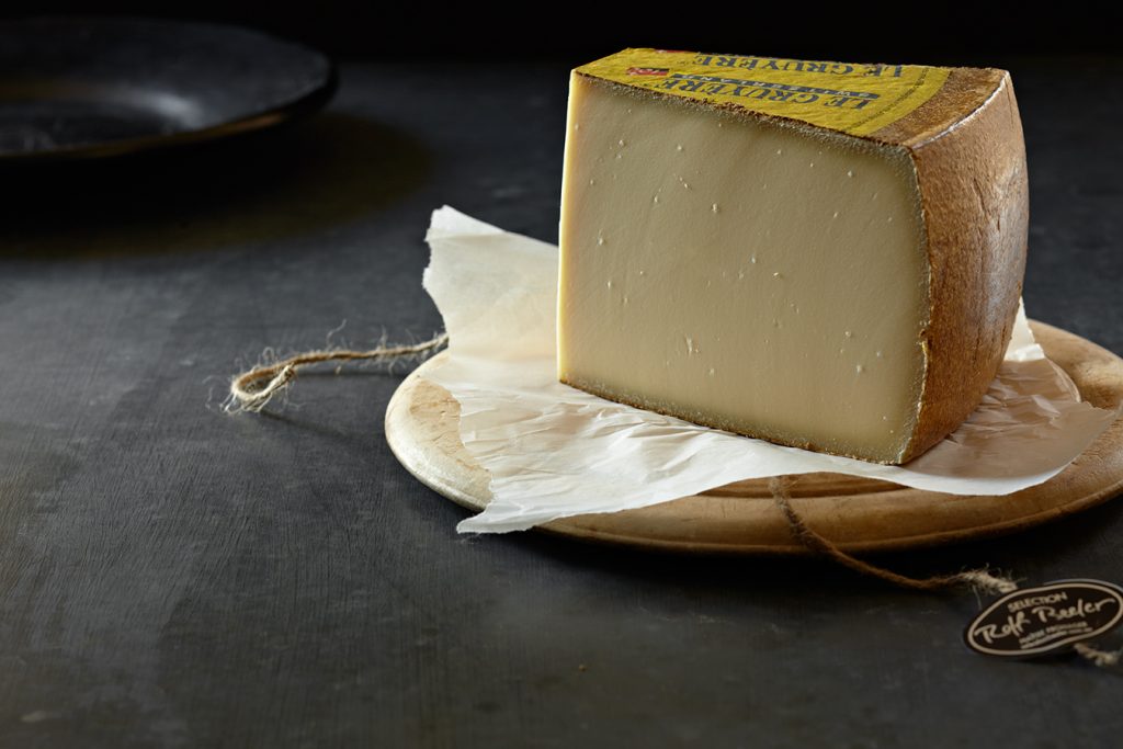 Selection Rolf Beeler 18 months matured raw milk Gruyere AOP from Switzerland