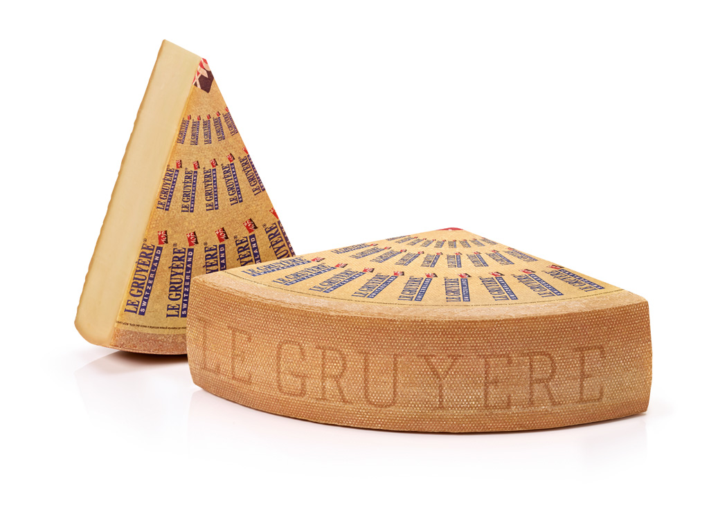 Gruyère AOP Classic naturally lactose free Swiss cheese The Red Cow