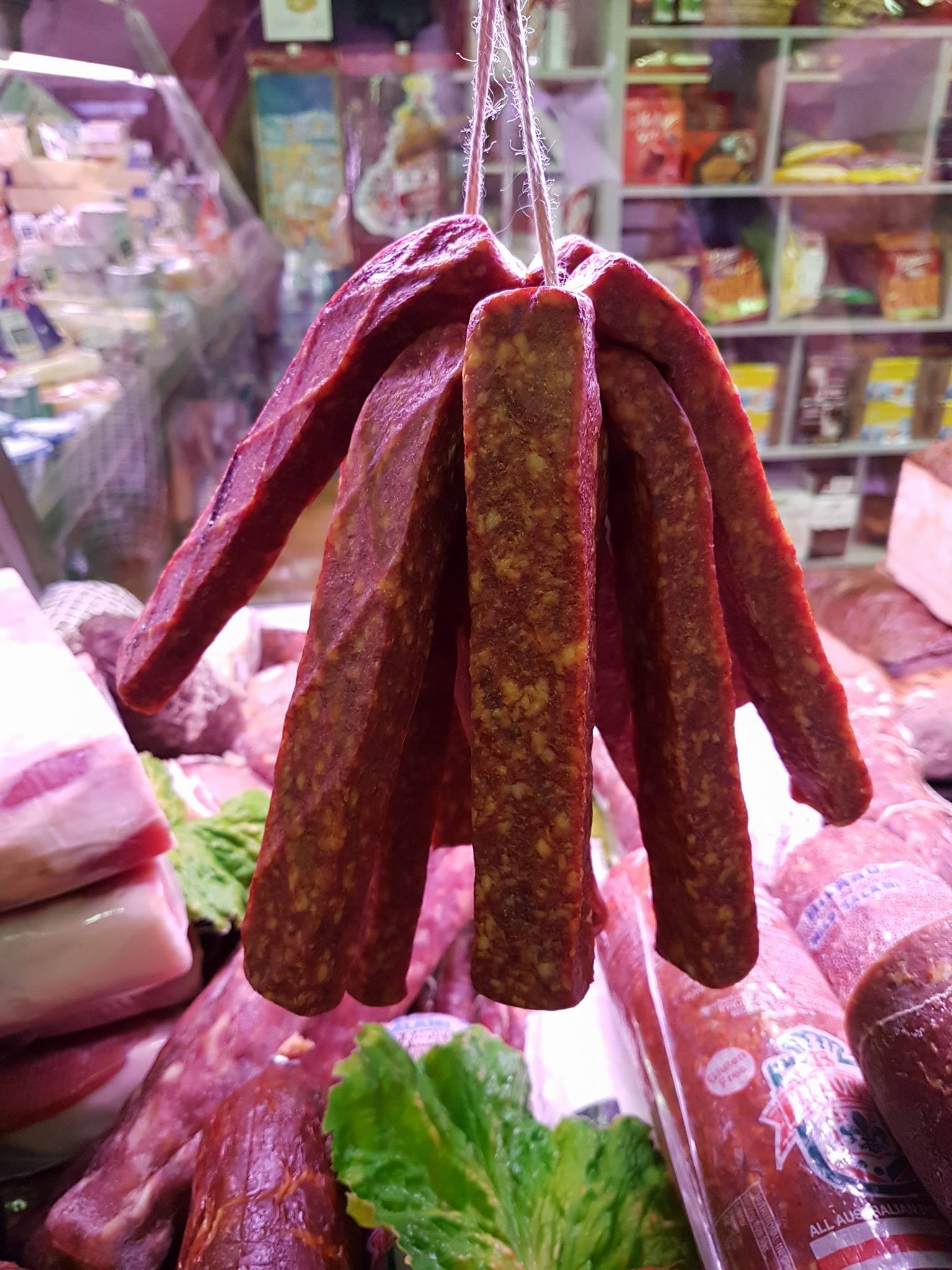 Gendarmes (Landjäger) Swiss Cured Sausages The Red Cow